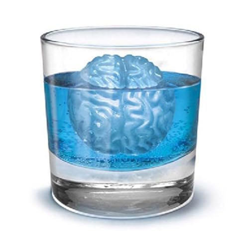 Molde silicona flexible 3D cerebro 15 x 3.5 cm miniatura 3