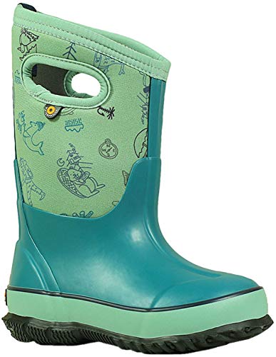 Image of BOGS unisex-child Classic High Waterproof Insulated Rubber Neoprene Rain BootSnow Boot