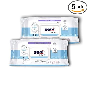 Seni Care Wet Wipes 80 (Adult) set of 2