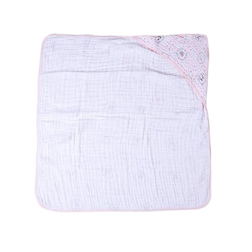 Toalha de Banho Bebê Capuz Fralda Soft Karinho Papi 80cm x 80cm Amiguinha