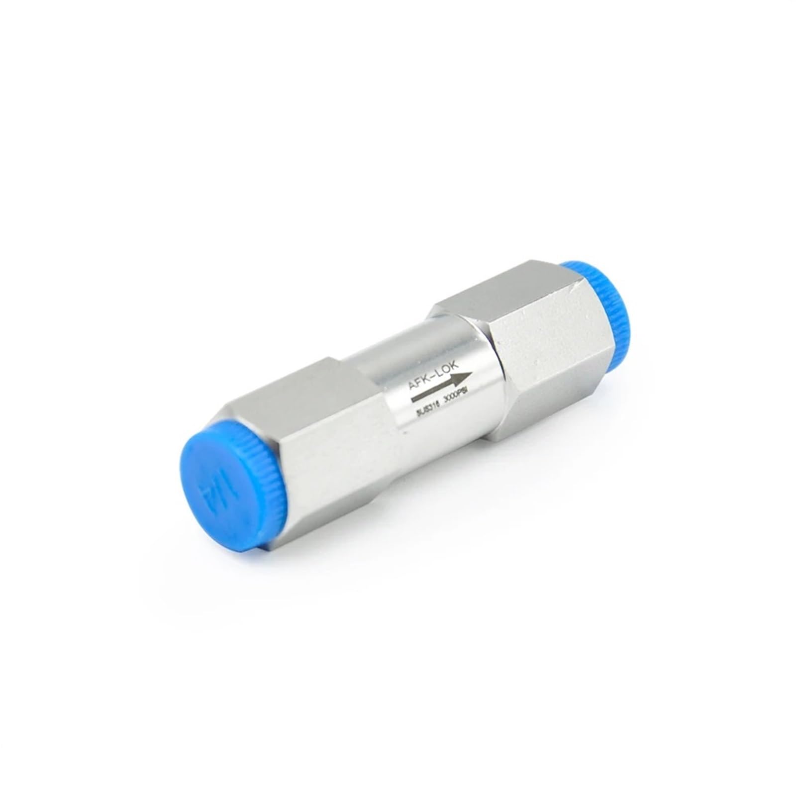 Válvula de retención sin retorno 3000PSI Acero inoxidable 316 NPT hembra 1/8" 1/4" 1/2" 3/4" for gas y líquido(3/8 Inch)