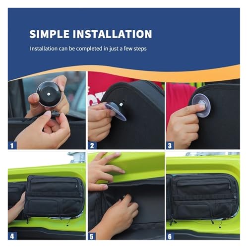 Organisateur d'outils suspendu et sac de chargement multi-poches Suzuki Jimny 2019-2023