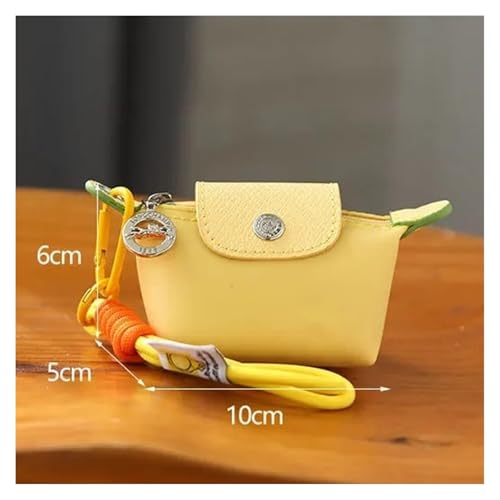 Keyholder Bag Keychain Clutch Bag Key Chain Earphone Pouch Data Cable Ring Earring Suitable Small Handbag(Classic Black)4