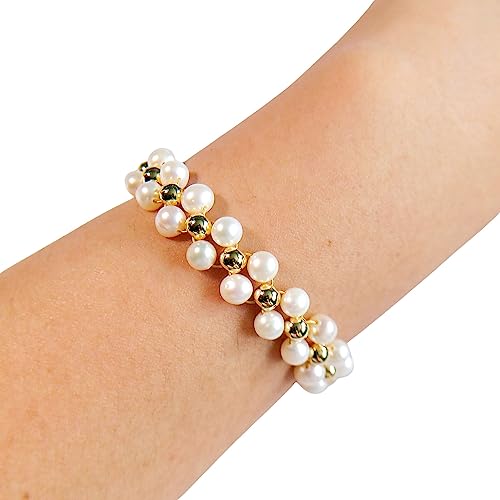 Bracelet Macramé et Perles d'eau douce pour sublimer vos tenues d'été et soirées