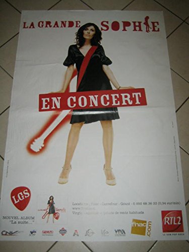 Poster La Grande Sophie En Concert 80X120Cm pour salon de mélomane