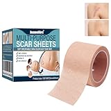 Tattoo Cover Up Tape, 2'x16.4ft Tattoo Cover Up Patches, Water-Resistant & Sweat-Resistant, Invisible & Breathable, Cuttable Skin Tone Tattoos Patches to Coverup Tattoos Concealer Scars & Birthmarks