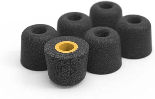 Flare Audio - Memory Foam Earbud Tips, Universal Replacement Foam