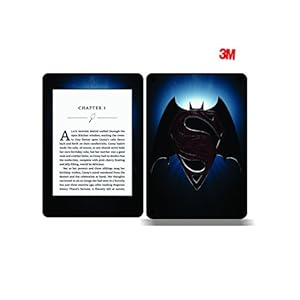 Elton 3M Vinyl Skin Decal Sticker Protective for Kindle Paperwhite eBook Reader Wrap Cover Skin – Batman VS Superman Dawn of Justice