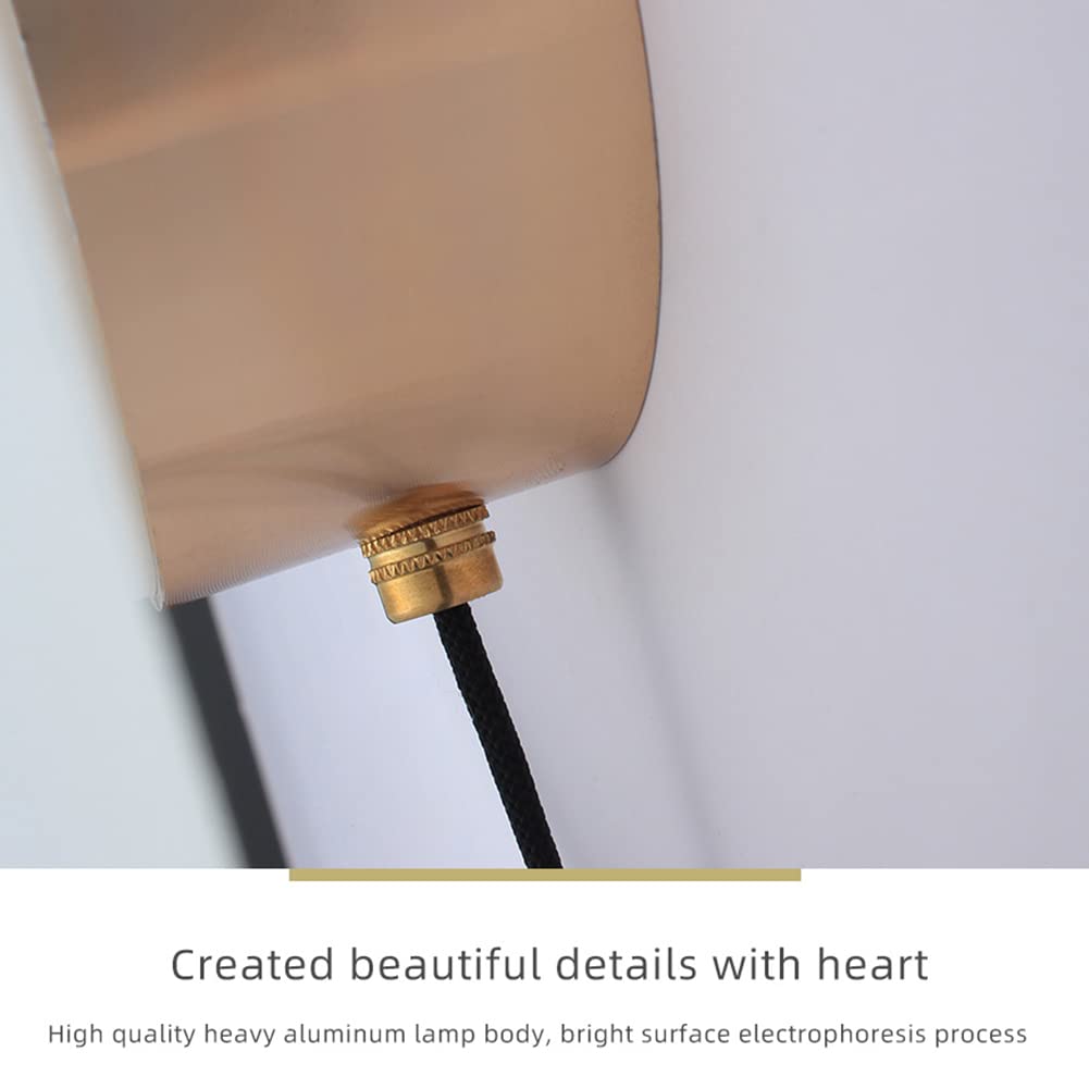 Lampa ścienna do wnętrz z przełącznikiem, okrągła lampa ścienna LED 7 W, nowoczesna lampka nocna do sypialni, do korytarza, salonu, hotelu, dekoracyjne oświetlenie