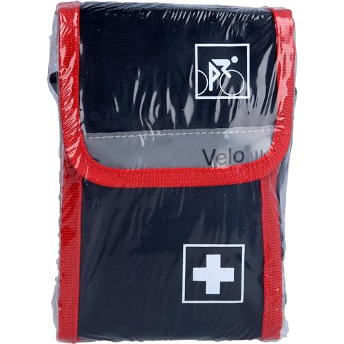 Holthaus Velo Fahrradverbandtasche, 11.5 x 17 x 4 cm blau-rot