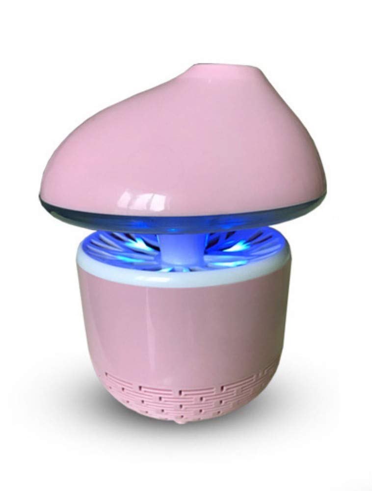 DIDIWEN Lampada domestica della zanzara domestica usb lampada della zanzara trappola per zanzare ad alta efficienza inalata, polvere delicata, rosa