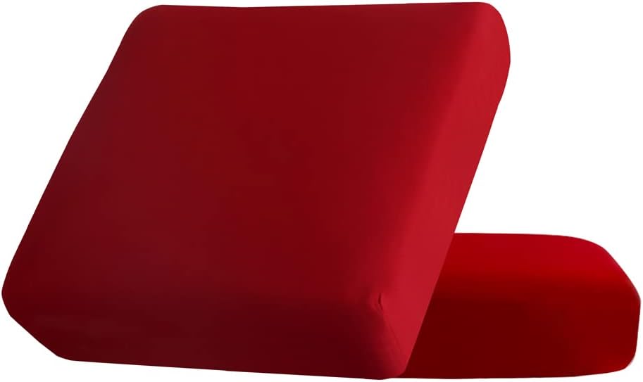 AURLOE Fundas impermeables para sofá, 2 piezas, elásticas, protector de muebles con elástico, adecuado para sofá biplaza, sofá con cojines de 2