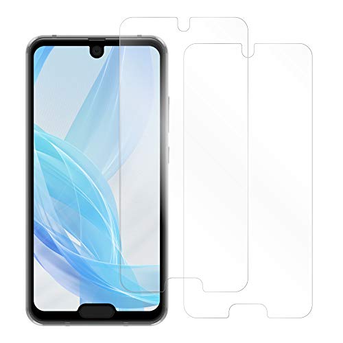 [2������] LOOF AQUOS R2 compact/SH-M09 �p �ی�t�B���� �ȒP�\��t�� ��ʕی� �\�t�g�t�B���� �C�A�Ȃ� ���h�~ ����h�~ �t�B���� �T���T�� ��G�� �ϏՌ� �Ռ��z�� �����x �Q�[�� �Q�[�}�[���� ���˖h�~ �w��h�~ ��