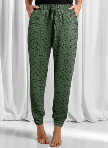 Image of Dokotoo Womens 2026 Soft Casual Drawstring Tie Elastic Waist Loose Jogger Pants with Pockets