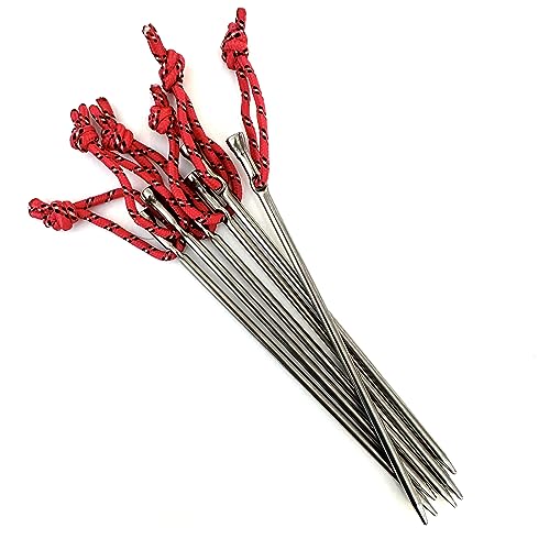 Vargo Titanium Ultralight Nail Peg (6 Pack) | Size: 6