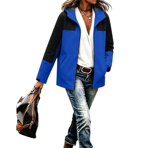 Chubasquero para trekking y chaqueta softshell exterior de mujer transpirable 2