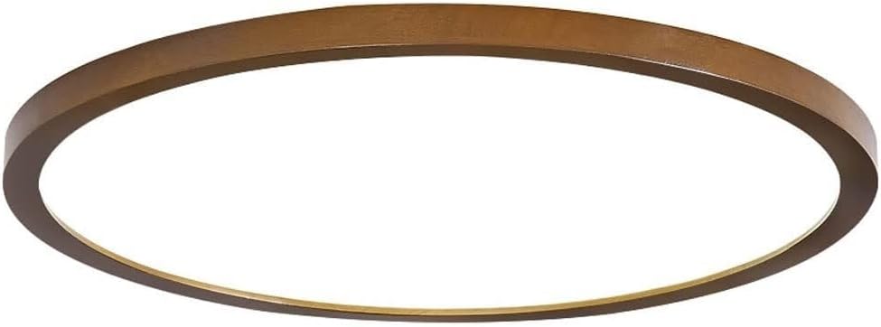 Modern LED Ceiling Light, Ultra-Thin Close to Flush Mount Lighting Fixture, Wood Acrylic Ceiling Lamp, for Hallway,Bedroom, Kitchen, Dining Room, Interior Lighting(30cm)