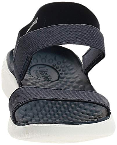Sandália, Crocs, Literide Sandal, Navy/White, 36, Feminino
