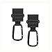 Shiwaki 2Pcs Multi-Purpose Webbing Hook,Carabiner Hook for Your’s Stroller Pram, The Same Applies To Homes, Gardens, Offices, Outdoors, etc immagine