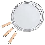 pfannen spritzschutz mit glaseinsatz krüger ✔️ [Humanisiertes Design] Durch das leichte und feine Netzmuster können Sie leicht sehen, was Sie kochen, und der Dampf kann leichter entweichen. Durch die Erhöhung der Anzahl der Gitter und Spritzer in der Bratpfanne wird der effektivste Schutz auf dem Markt konstruiert. Sehr praktisches Design, einfach zu kochen/aufbewahren! Sie können es auch als Dampfgarer, Filter oder sogar als Kühlregal verwenden!