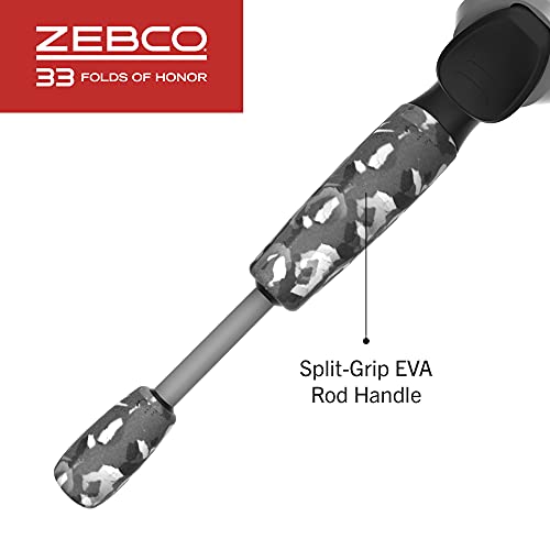 Spincast Reel and 2-Piece Fishing Rod Combo by Zebco - Image 6