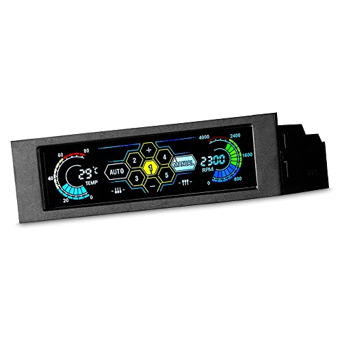 Evita sobrecalentamiento con controlador de ventilador caja PC STW 5.25 2