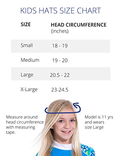 Girls Reversible Bucket Hat (UPF 50+), Prettyberry Pink, Medium3