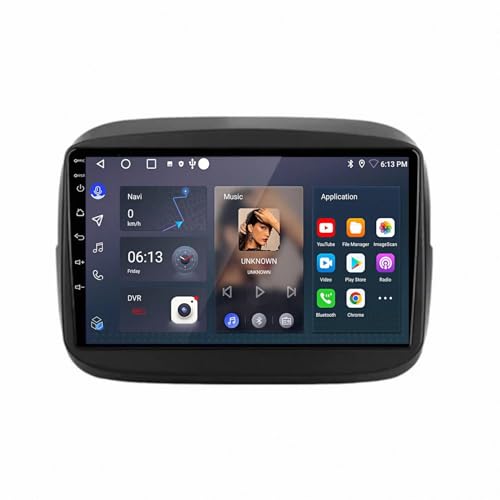 Navegación de video del automóvil de alta gama para Fiat Mobi, pantalla Incell de 4 núcleos