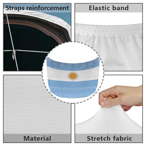 Image of Argentina Car Hood Cover Stretchable Polyester,Engine Cover,Elastic Fabrics Can be Washed,Car Bonnet All-Season Protection