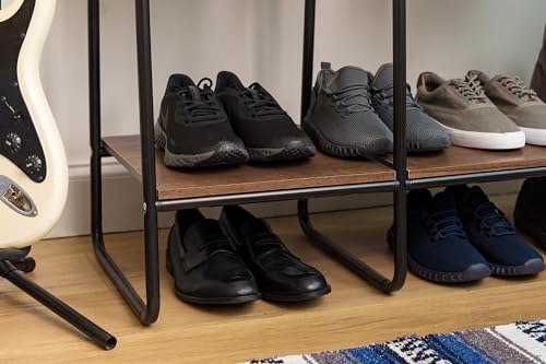 image for IRIS USA, Inc. IRIS USA Clothes Rack for Hanging Clothes with 4 Wood S