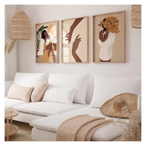 Affiche de portrait africain pour réchauffer votre intérieur