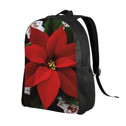 Mochila para mujer y hombre con diseño floral impermeable miniatura 2