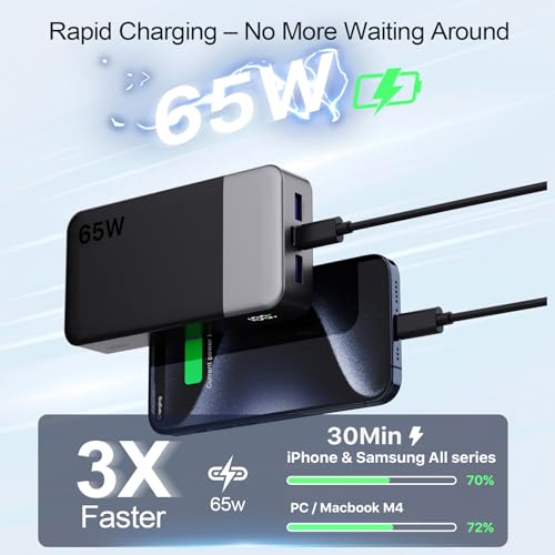 Portable Laptop Power Bank 65W