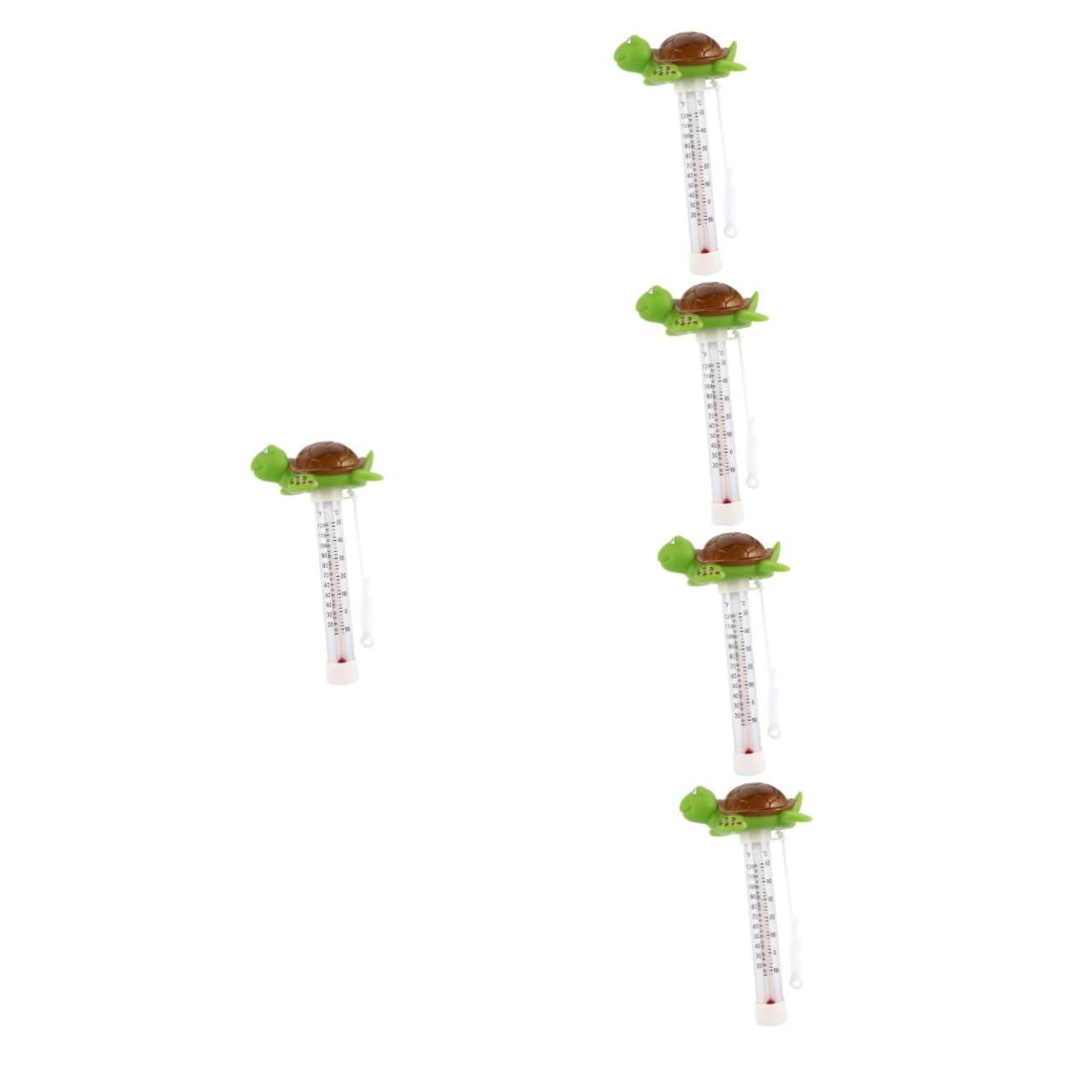 SUPVOX 5 Pièces Thermomètre flottant thermomètre intérieur termometre interieur ponds pour l'eau de piscine de spa pour bain à remous de bain à remous