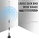 DAB UKW FM Radio Antenne, Aicharynic Radio Antenne mit Magnetfuß 3M Verlängerungskabel Digitales Radio Antenne für Stereoempfänger Audio Vedio, Heimkinoempfänger, HiFi-Receiver