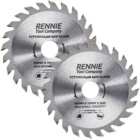 Pack of 2 Mini Circular Saw Blades Cover