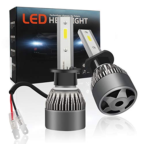 H1 Bombillas LED para faros delanteros 80 W, 8000 lm/set de 6000 K