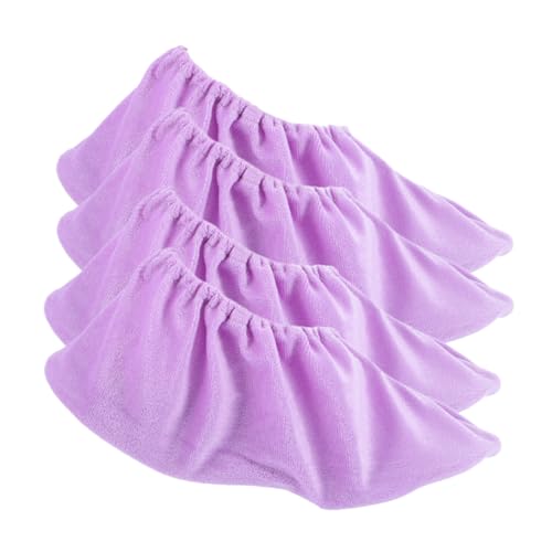 Toddmomy Bowling Shoes Covers Women 2 Pack Anti-Slip Soft Lint Practical Portable Bowling Accessories for Sports Violet