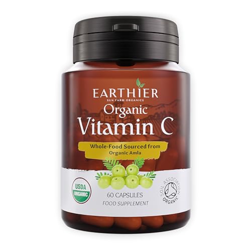 Organic Vitamin C Supplement Certified by Soil Association 60 Vegan Capsules - Image 4