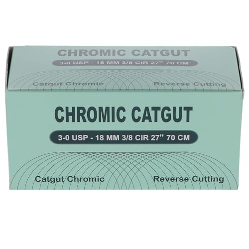 103148 Chromic Gut Absorbable Sutures C-6 3/0 27" 12/Bx
