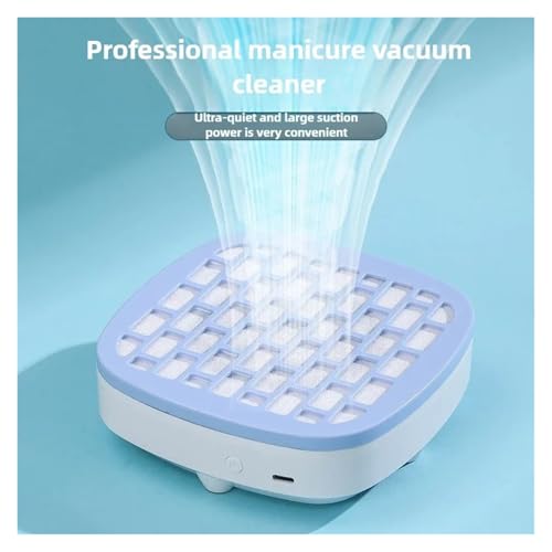 Extractor de polvo para uñas mini, ideal para manicura impecable en casa 4