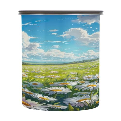 Contenedor hermético de acero inoxidable para café de 500 ml miniatura 2