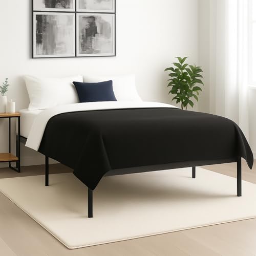 La mejor selección de Box Matrimonial los mejores 10. 40 RACK & PACK Base para Cama Matrimonial de Metal Acero Resistente Soporta 250 Kg Estructura Plegable Color Negro Box Plataforma Metalica para Colchon Diseño Industrial Minimalista...