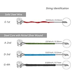 HONGECB Jeu de Cordes pour Violon, 4pcs Corde pour Violon Complet de Grande Qualité Taille 4/4 et 3/4 de Remplacement… - Les Beatles, Paul McCartney, John Lennon, RIngo Starr, George Harrison HONGECB Jeu de Cordes pour Violon, 4pcs Corde pour Violon Complet de Grande Qualité Taille 4/4 et 3/4 de Remplacement… – Image 3