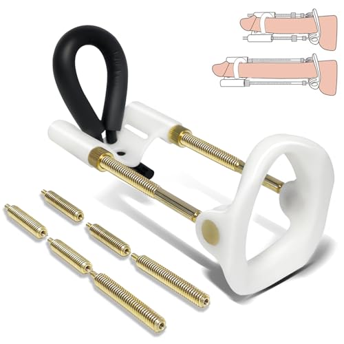 Wearable Penis Extender Stretcher Kit Penis Enlargement Adjustable Stretcher Male Penis Pump Sex Toys Male Enlarger Penis Traction Trainer Kit Effective Physical Penis Extender for Men Sex Toy