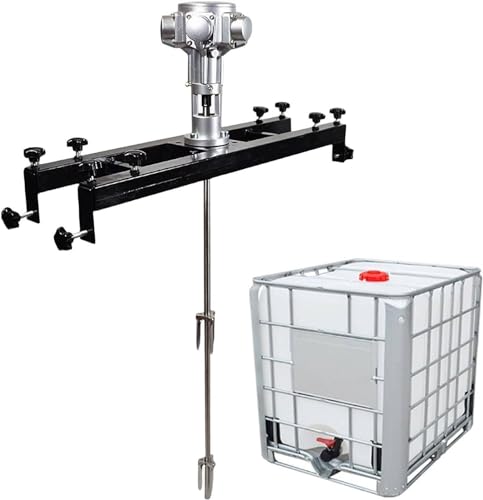 Power Mixer Pneumatic Agitator Clamp-On Drum Agitator Industrial-Grade Pneumatic Shaker Paint Stirring Tool，Pneumatic Mixer,Air Agitator, Pneumatic Bracket Mixer, Paint Stirring Machine, Com
