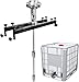 Power Mixer Pneumatic Agitator Clamp-On Drum Agitator Industrial-Grade Pneumatic Shaker Paint Stirring Tool，Pneumatic Mixer,Air Agitator, Pneumatic Bracket Mixer, Paint Stirring Machine, Com