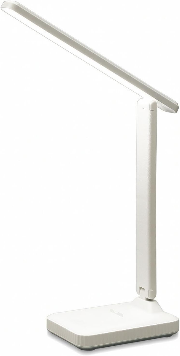 LED Desk Lamp with Pen Holder Eye-Caring Desk Lamp with Pen Holder Continuous Dimming Reading Light for Students, Readers, Dorm Room, Bedside