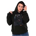 Brisco Brands PACMAN Game Over Retro Video Gaming Hoodie Sweatshirt Women Men - Image 2