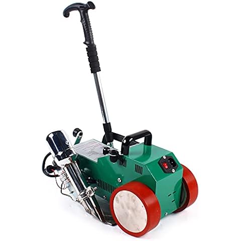 1800W Automatic PVC Banner Welder Welding Machine, 20-680 ℃ Heat Jointer Plastic Fabric Welder 0.2-1mm Thickness Automatic Heat Jointer for PVC Material,Flex Banner, Advertisement Material Cover